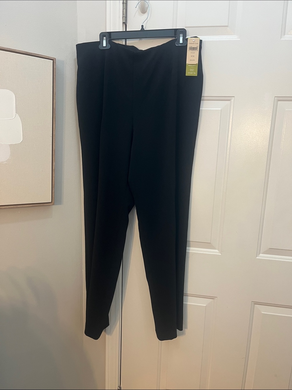 Coldwater Creek Black Straight Leg Pants